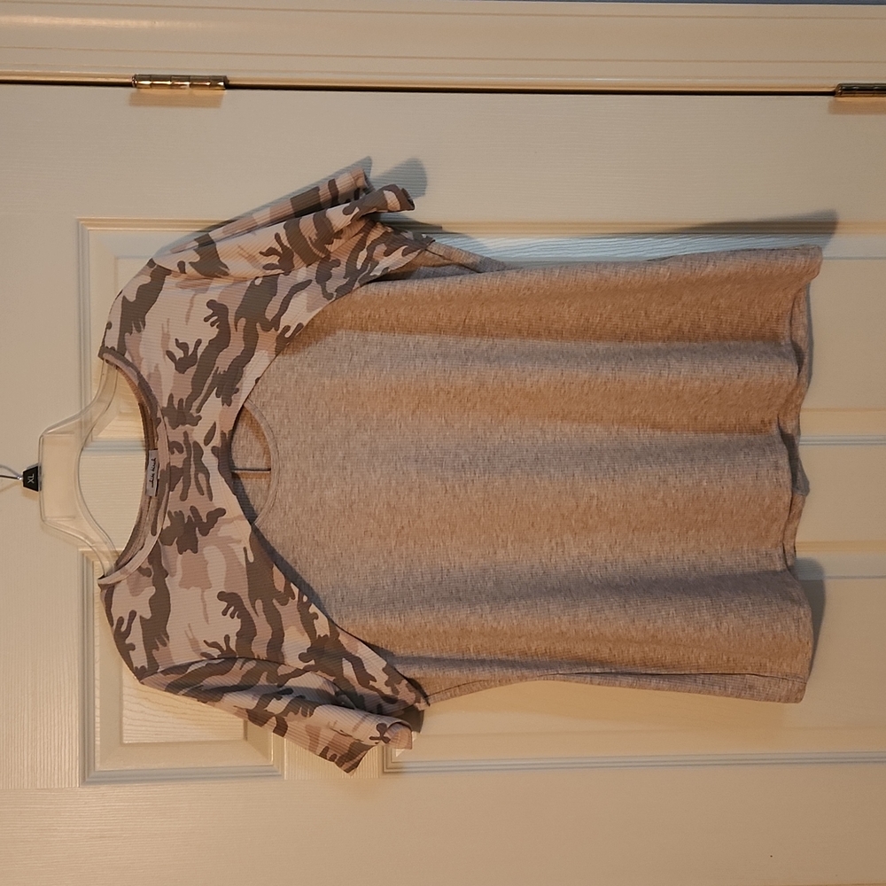 White Birch 1X camo top
